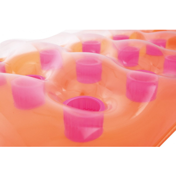 Neonowy Materac plażowy BESTWAY Pomarańczowy 188x71cm + Zestaw naprawczy